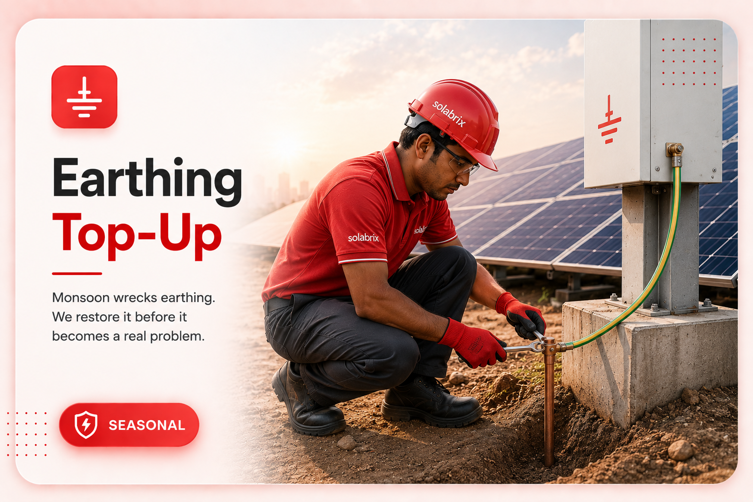 Earthing top-up — seasonal